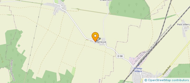 localisation de l'entreprise ALIMENTATION & NOUS  AUGER-SAINT-VINCENT