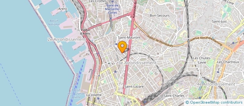 localisation de l'entreprise ALIMENTATION ORIENTALE MARSEILLAISE à MARSEILLE