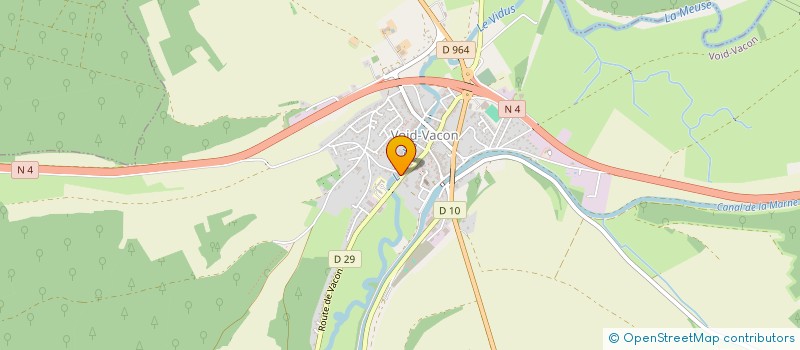 localisation de l'entreprise ALIMENTATION POIRET à VOID-VACON