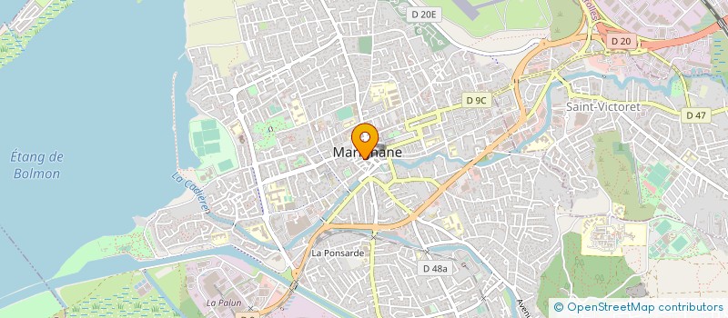localisation de l'entreprise ALIMENTATION POULET FERMIER à MARIGNANE