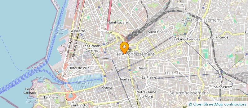 localisation de l'entreprise ALIMENTATION SASA  MARSEILLE
