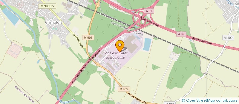 localisation de l'entreprise ALIMENTATION SDU  MONTCEAU-LES-MINES