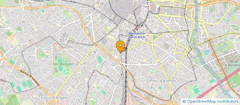 localisation de l'entreprise ALIMENTATION ST ROCH à MONTPELLIER