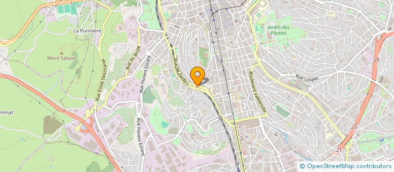 localisation de l'entreprise ALIMENTATION TARDY  SAINT-ETIENNE