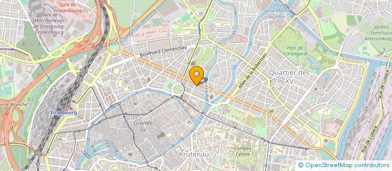 localisation de l'entreprise ALIMENTATION TRENDEL S A R L à STRASBOURG