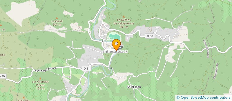 localisation de l'entreprise ALIMENTATION VIDAL ANTONELLA à ENTRECASTEAUX