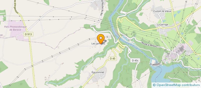 localisation de l'entreprise ALIMENTS BETAIL DU CENTRE à EGUZON-CHANTOME