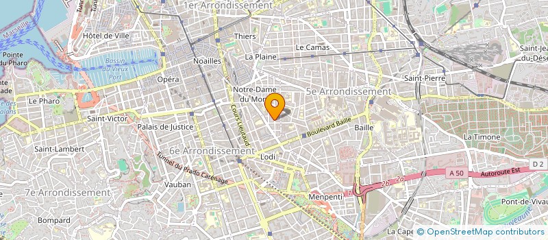 localisation de l'entreprise ALIMEX à MARSEILLE