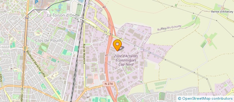 localisation de l'entreprise ALIMIOR à DIJON