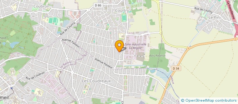 localisation de l'entreprise ALIMMO  COURTRY