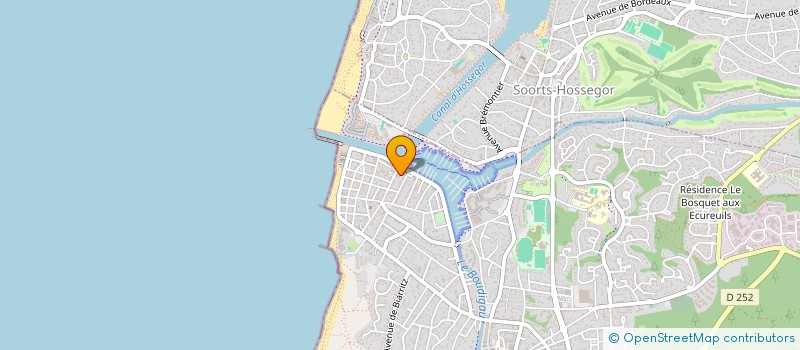 localisation de l'entreprise ALIMON SARL à CAPBRETON