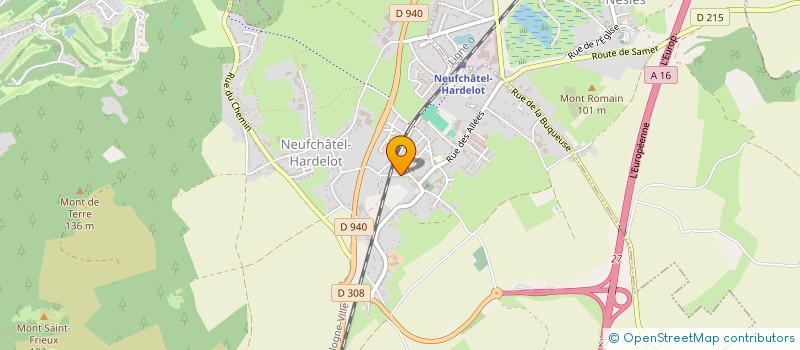 localisation de l'entreprise ALIMONIA DEVELOPPEMENT à NEUFCHATEL-HARDELOT