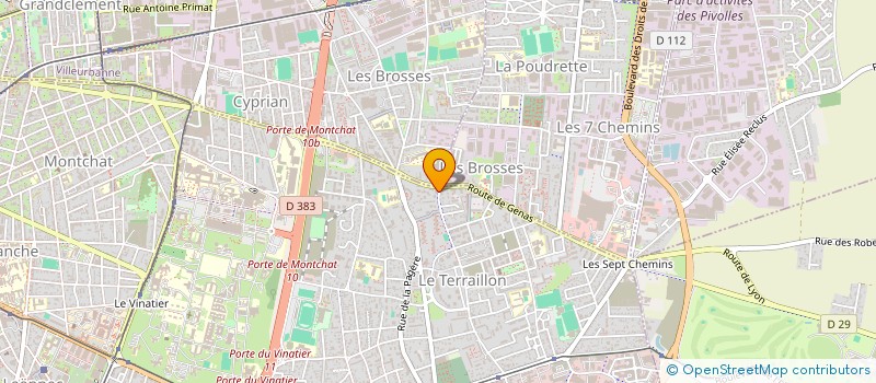 localisation de l'entreprise ALIMPRO  BRON