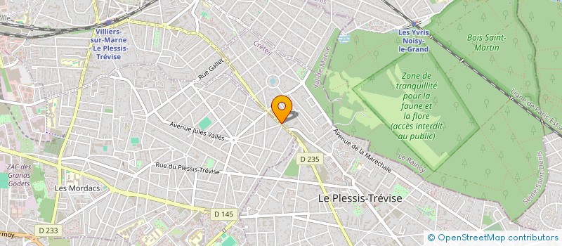 localisation de l'entreprise ALIN BAT  LE PLESSIS-TREVISE