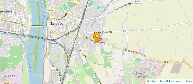 localisation de l'entreprise ALIN'EVENTS  CHATEAUNEUF-DE-GADAGNE