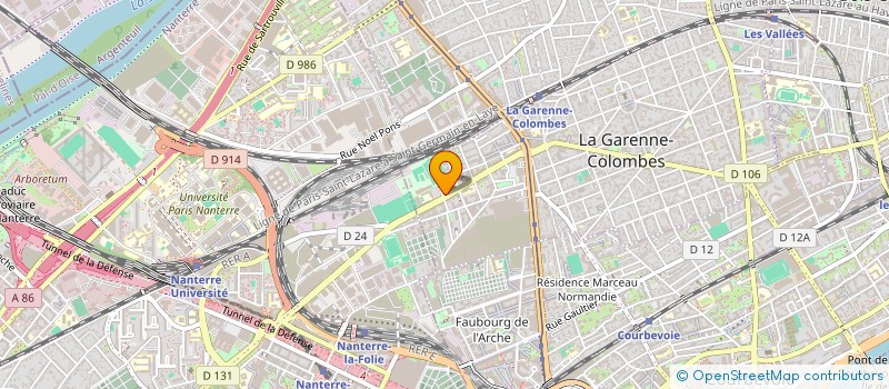 localisation de l'entreprise ALIN IT à COURBEVOIE