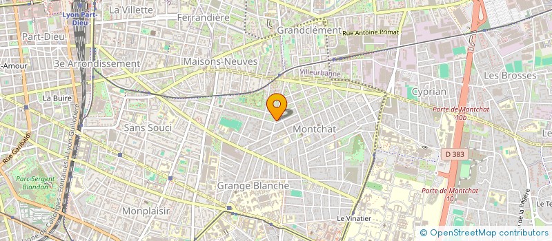 localisation de l'entreprise ALINA  LYON