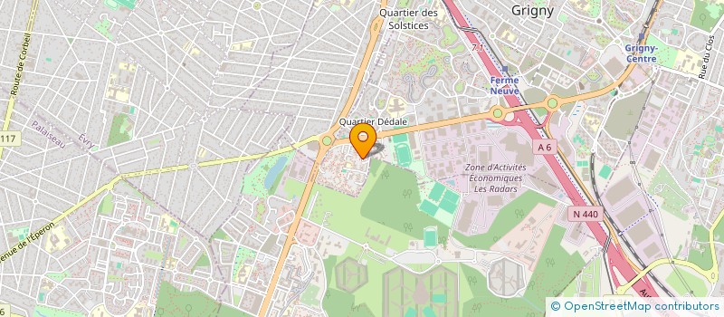 localisation de l'entreprise ALINA TAXIS à GRIGNY