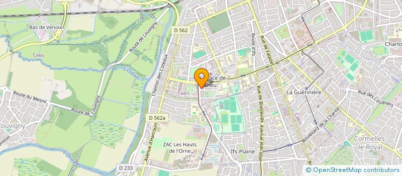 localisation de l'entreprise ALINAN à CAEN