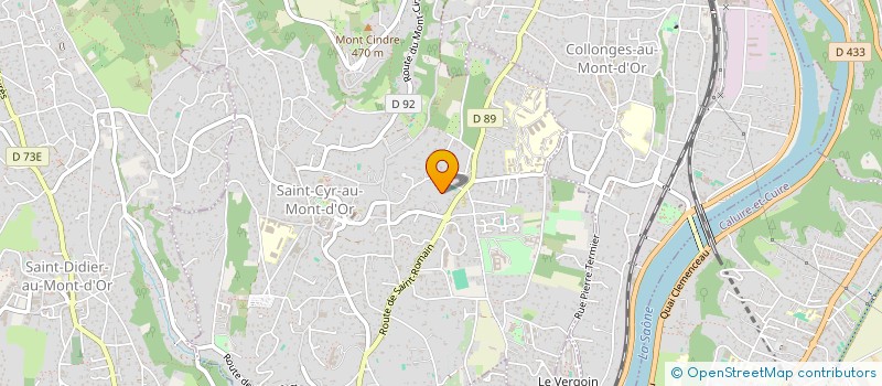 localisation de l'entreprise ALINAXOU  SAINT-CYR-AU-MONT-D'OR