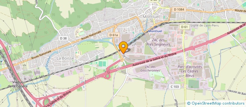 localisation de l'entreprise ALINAY CONSEILS  LA BOISSE