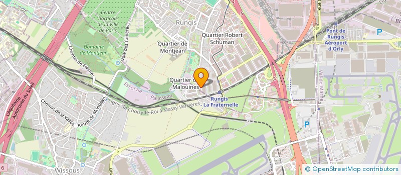 localisation de l'entreprise ALINDA à RUNGIS