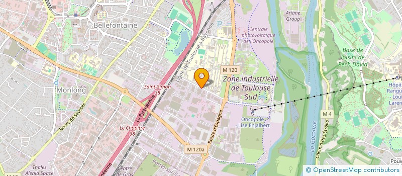 localisation de l'entreprise ALINDUS SOC EUROP APPROV INDUST ALIMENTA à TOULOUSE