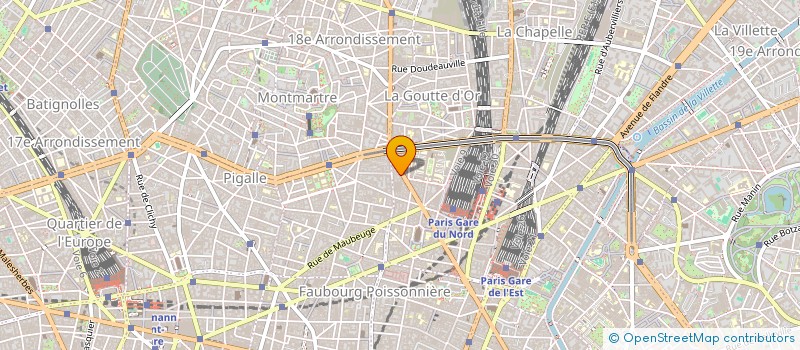 localisation de l'entreprise ALINE à PARIS