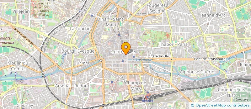 localisation de l'entreprise ALINE  RENNES