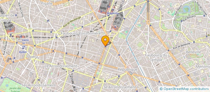 localisation de l'entreprise ALINE à PARIS