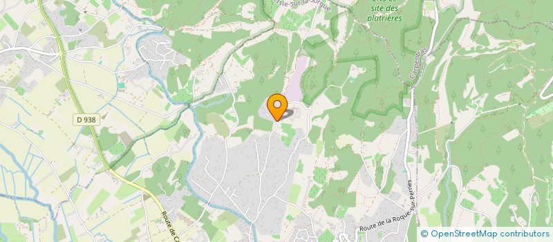 localisation de l'entreprise ALINE  L'ISLE-SUR-LA-SORGUE