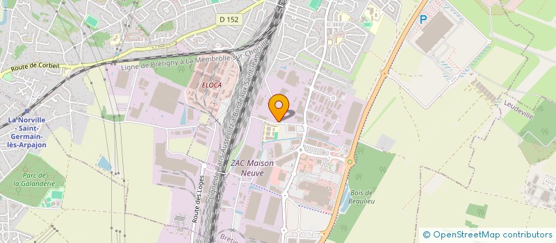 localisation de l'entreprise ALINE à BRETIGNY-SUR-ORGE