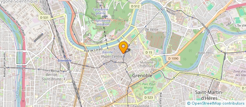 localisation de l'entreprise ALINE BEAUTY  GRENOBLE