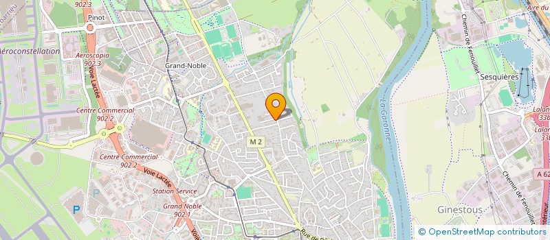 localisation de l'entreprise ALINE BESSELIEVRE CONSEIL  BLAGNAC