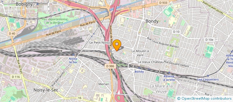 localisation de l'entreprise ALINE DRIVE à NOISY-LE-SEC