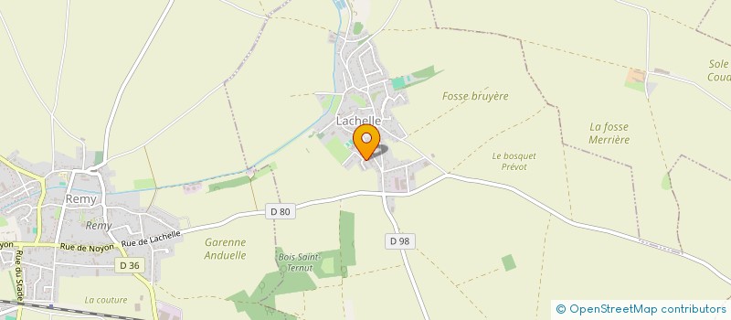 localisation de l'entreprise ALINE EN LUTTE CONTRE LA LEUCEMIE à LACHELLE