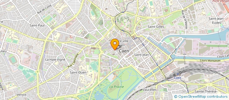 localisation de l'entreprise ALINE EST LA à CAEN