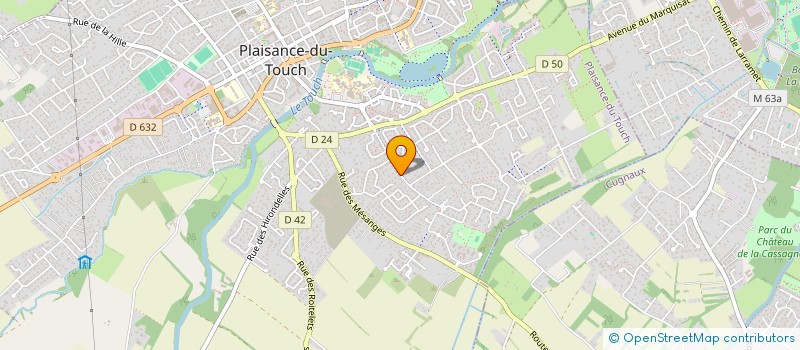 localisation de l'entreprise ALINE ET CECILE  PLAISANCE-DU-TOUCH