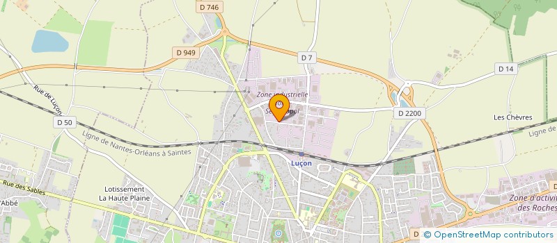 localisation de l'entreprise ALINE FABIAN PIERRE  LUCON