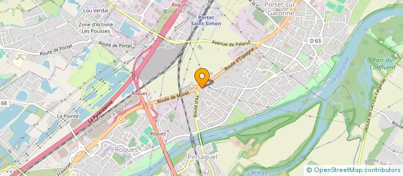 localisation de l'entreprise ALINE PRESSE à ROQUETTES