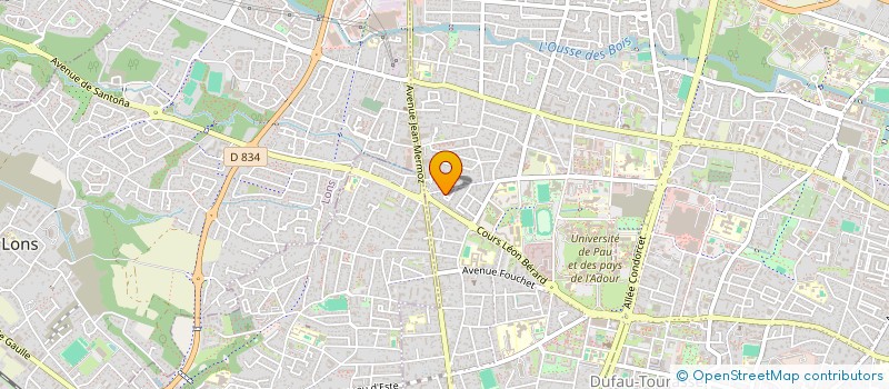 localisation de l'entreprise ALINE WOIRIN ARCHITECTURE ET INGENIERIE  POUSSAN