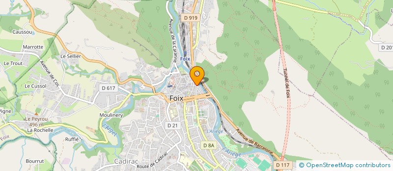 localisation de l'entreprise ALINEA à FOIX