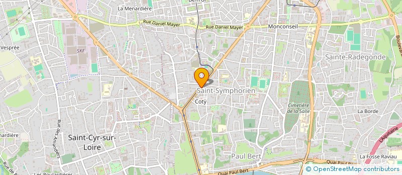 localisation de l'entreprise ALINEA à TOURS