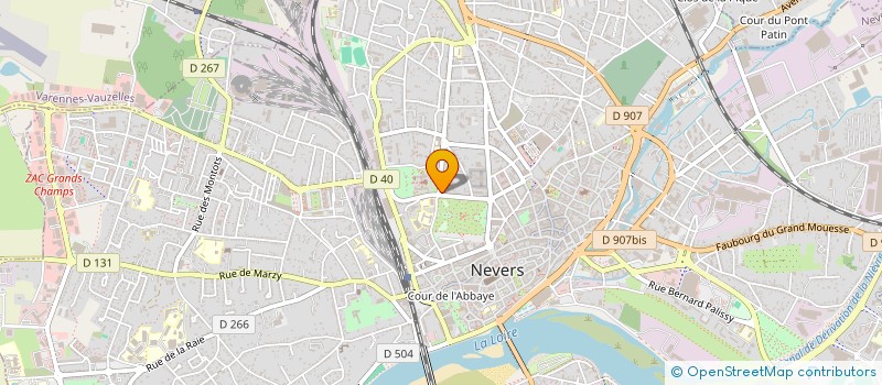 localisation de l'entreprise ALINEA à NEVERS
