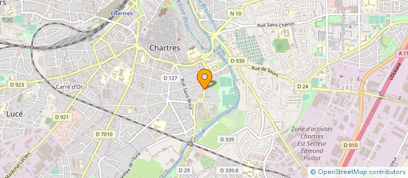 localisation de l'entreprise ALINEA à CHARTRES