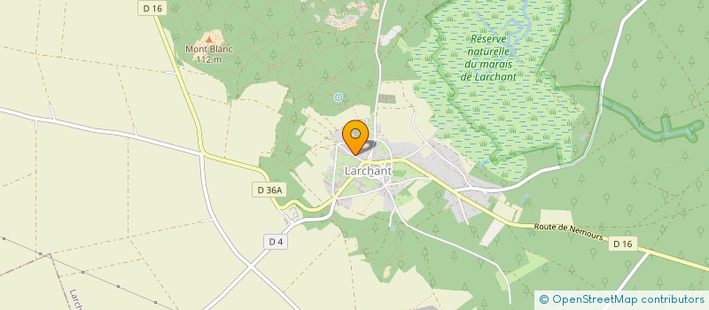 localisation de l'entreprise ALINEA à LARCHANT