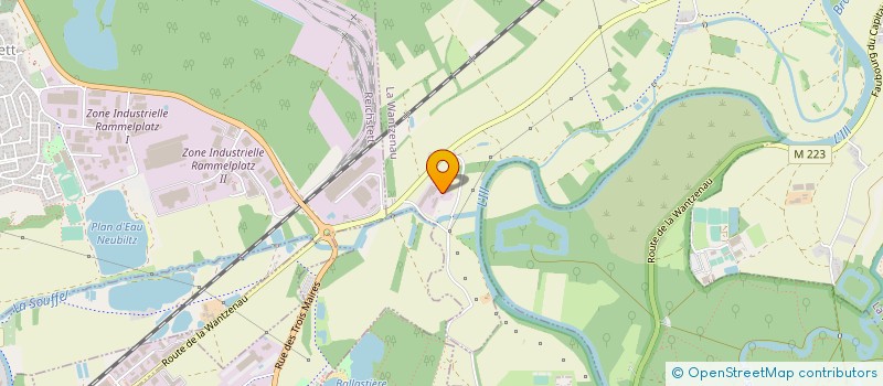 localisation de l'entreprise ALINEA COURSES EXPRESS  HRDT