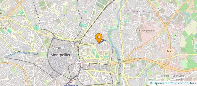localisation de l'entreprise ALINEA CREATION à MONTPELLIER