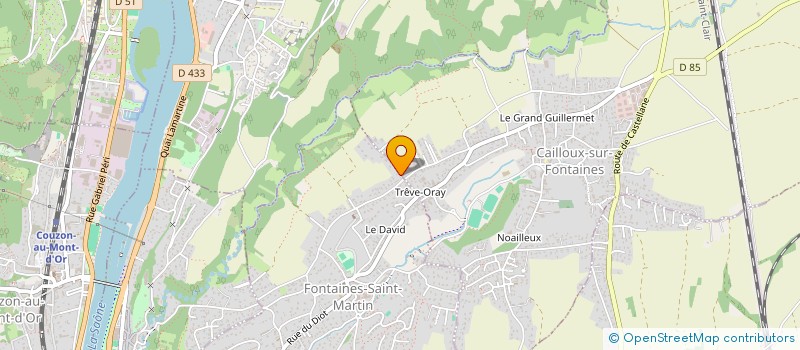 localisation de l'entreprise ALINEA INSTITUT  FONTAINES-SAINT-MARTIN