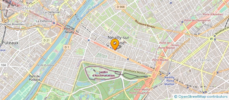 localisation de l'entreprise ALINEA PLUS COMMUNICATIONS à NEUILLY-SUR-SEINE
